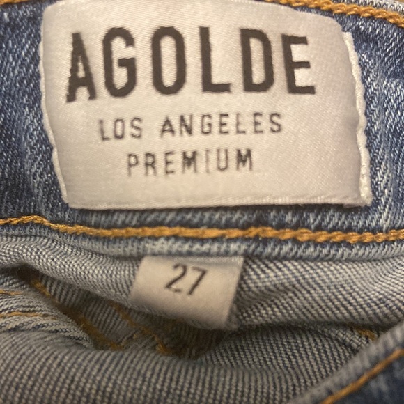 Agolde Distressed Ripped Sophie Skinny Jeans A003 B-843, Size 27 - Picture 3 of 8